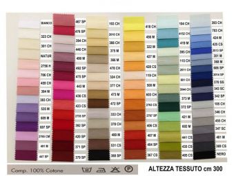 POPELINE 100% Cotone Colorato Lavabile